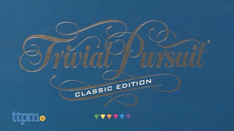 Trivial Pursuit Classic Edition From Hasbro Youtube