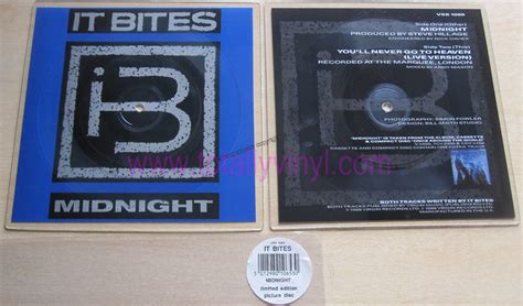 Totally Vinyl Records It Bites Midnight 7 Inch Picture Disc Shaped