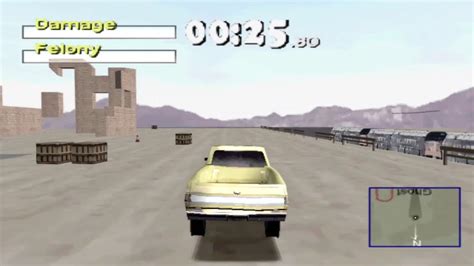 Ps1 Driver 2 Walkthrough 14 Las Vegas Beat The Train Youtube