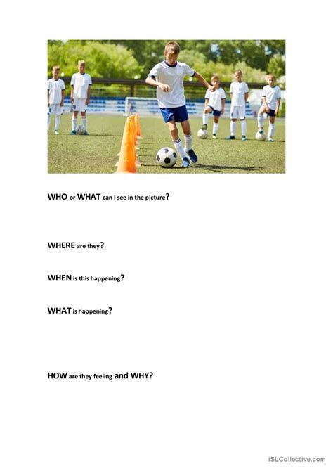 Speaking About Sports Pictur English ESL Worksheets Pdf Doc