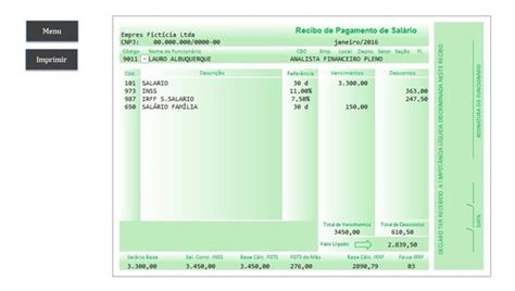 Holerite Modelo Contra Cheque Edit Vel Excel Envio Email Parcelamento