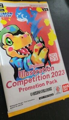 ENGLISH Digimon Card Game 2023 Illustration Competition Promotion Pack