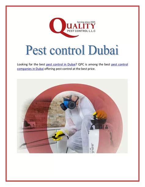 Ppt Pest Control Dubai Powerpoint Presentation Free Download Id11143013