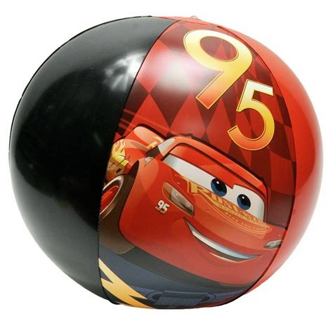 Disney Pixar Cars 3 Lightning Mcqueen Beach Ball 2 Pack