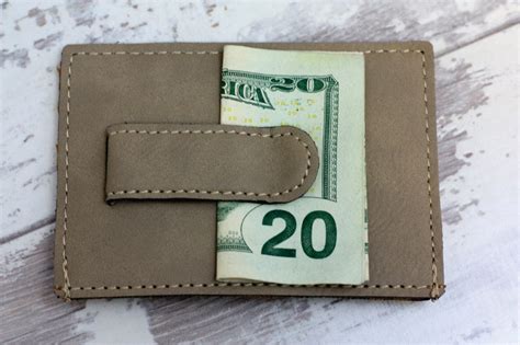 Personalized Money Clip Leather Money Clip Monogrammed Money - Etsy