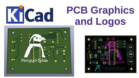 Add Graphics And Logos To Pcbs In Kicad Youtube