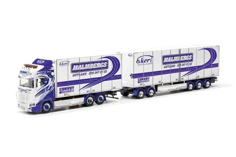 Herpa Scania Cs Hd Zweden Combi Malmbergs Akeri