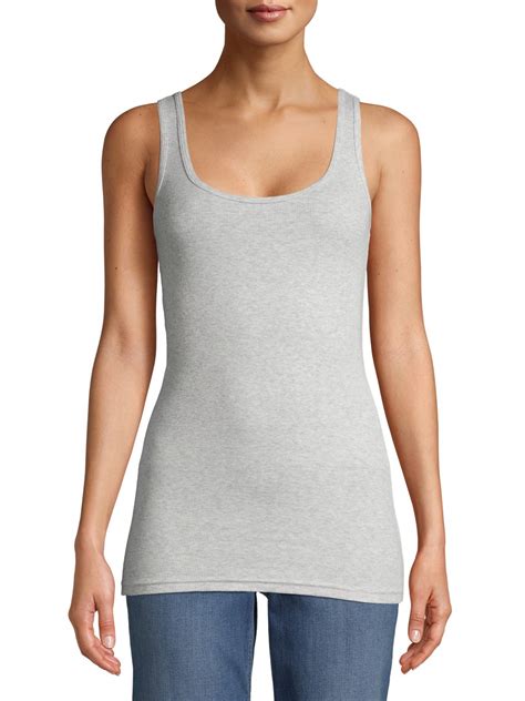 Time And Tru Womens Ribbed Tank Top