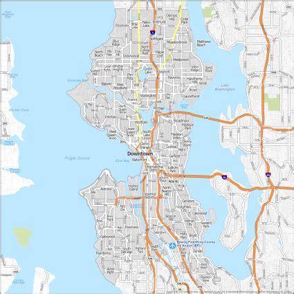 Seattle Neighborhood Map - GIS Geography