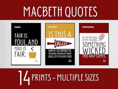 Macbeth Shakespeare Quotes