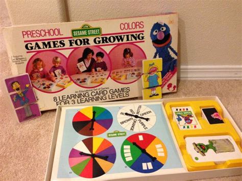 1987 Sesame street Board games for growing 8 by happykristen … Learning ...