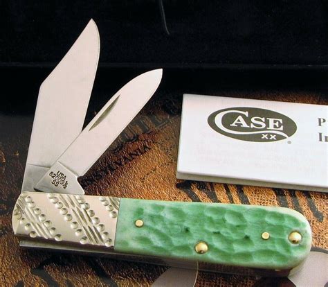Case Barlow Knife 2019 Beautiful Emerald Green Bone Mint In Deluxe Box