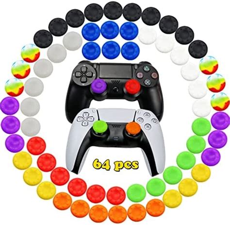 Amazon 24pcs Joystick Grip For Ps5 Ps4 Controller Silicone Thumb