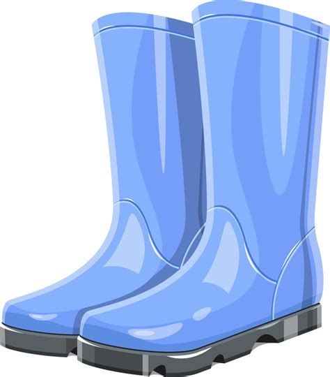 Rubber garden boots clipart design illustration 9380931 PNG