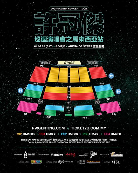 Sam Hui Genting Concert Seating Plan