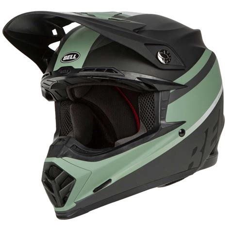 Bell Motocross Helm Moto Mips Prophecy Matte Black Dark Green