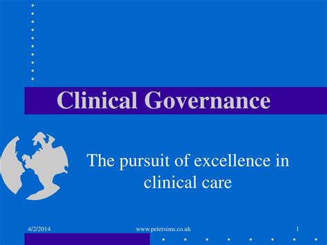 Clinical Governance Nhs Ppt Guaranteed Quality