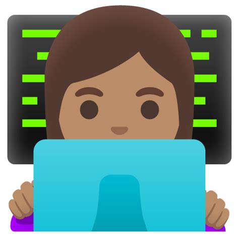 Woman Technologist Medium Skin Tone Emoji Meaning From Girl