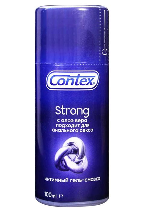 Gel Lubricant Contex Strong 100ml For Anal Sex