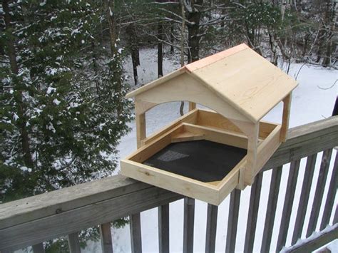 How To Build A Covered Platform Bird Feeder Woodworking Projects And Plans