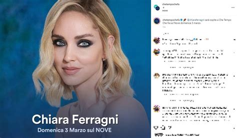 Chiara Ferragni ospite da Fazio parlerà anche di Fedez La diffida del