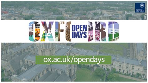 University Of Oxford Open Days YouTube