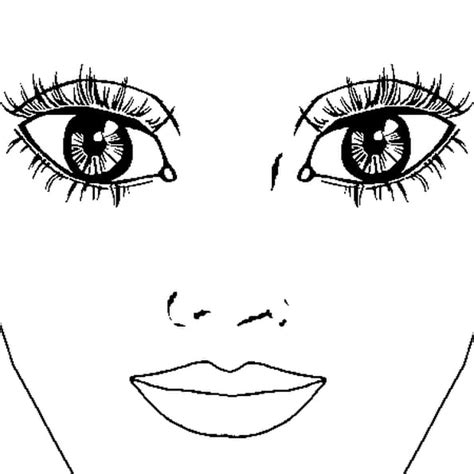 Yeux Coloriage Yeux En Ligne Gratuit A Imprimer Sur Coloriage Tv