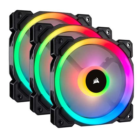 Corsair Ll Series Ll Rgb Mm Dual Light Loop Rgb Led Pwm Fan Fan