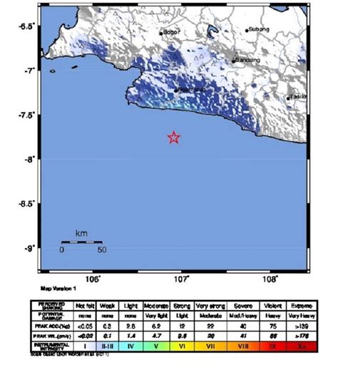 Gempa Bumi Tektonik M 46 Di Sukabumi Bmkg Dipicu Sesar Aktif Dasar