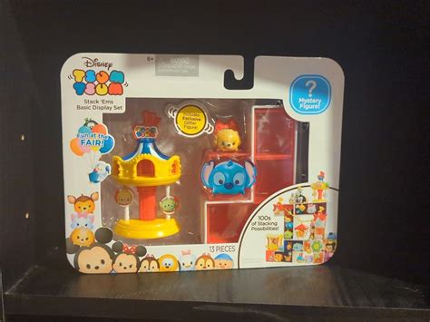 Disney Tsum Tsum Stack Ems Display Set Carousel Xmas Stocking Filler