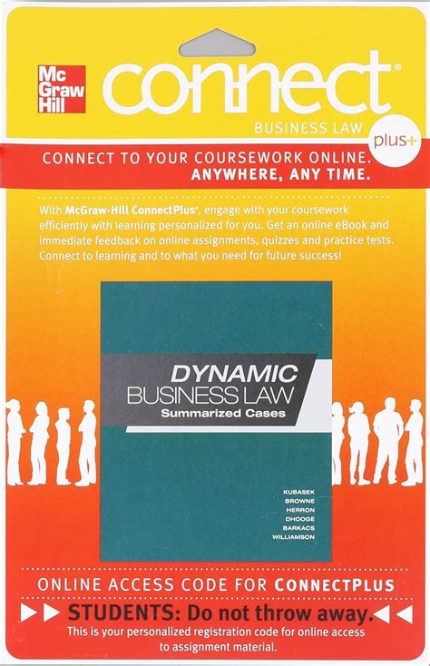 Amazon Connect Semester Access Card For Dynamic Business Law