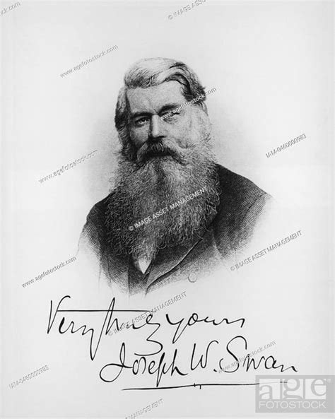 Joseph Wilson Swan 1828 1914 British Physicist And Chemist Photography