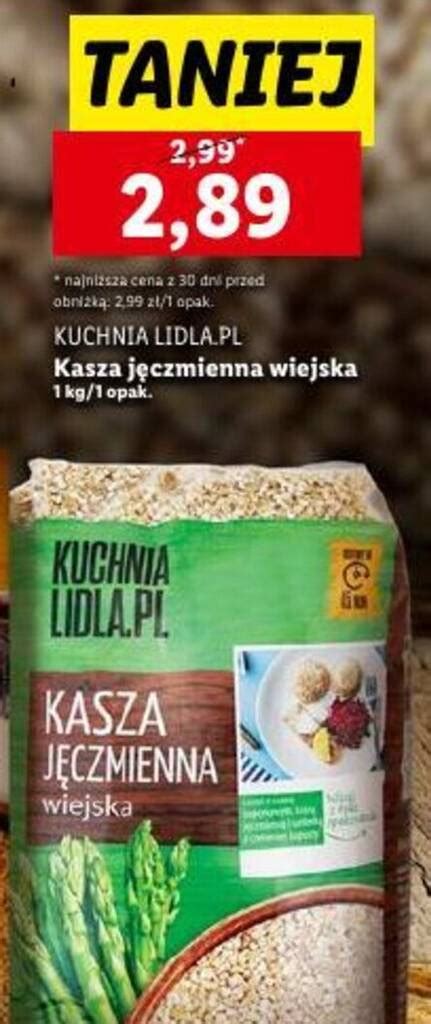 Promocja Kasza jęczmienna wiejska 1 kg Lidl