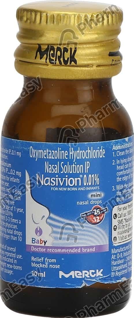 Nasivion Nasal Drop Uses Side Effects Price Dosage Pharmeasy