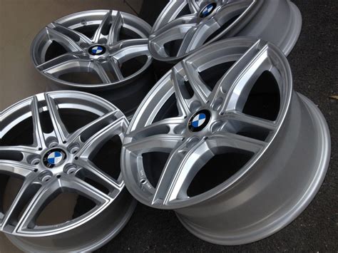 17 Zoll Borbet XR Felgen BMW Silber 3er 5er E92 E93 F10 E60 X3 E65 X1