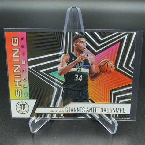 Panini Illusions Giannis Antetokounmpo Shining Stars Card