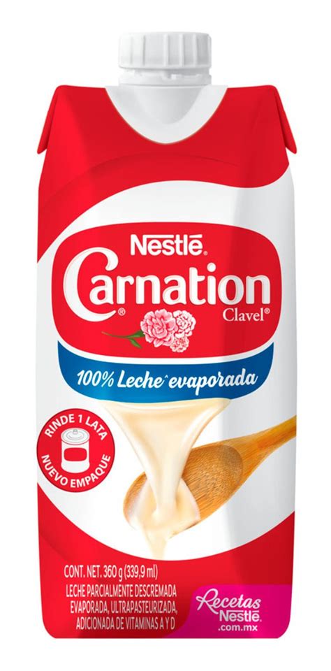 Leche Evaporada Nestlé Carnation Clavel Original Envase 360 G