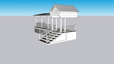 Greene And Greene Craft Style Porch 3d Warehouse