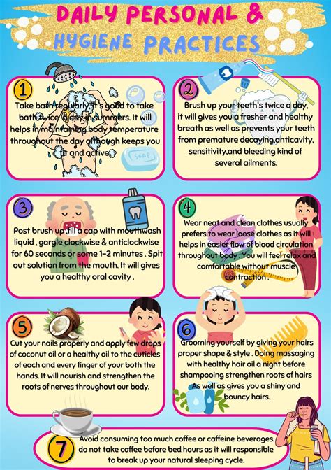 Daily Personal And Hygiene Practices🛀🚿🧽🧴🧼 Personalhygienepractices