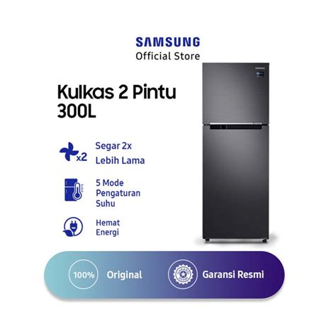 Jual SAMSUNG RT29K503JB1 Kulkas 2 Pintu Dengan All Around Cooling 300L