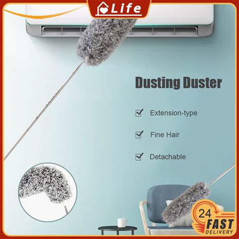 Electrostatic Duster Retractable Duster Stainless Steel Extended Duster