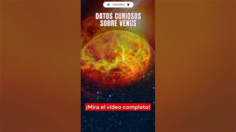 Datos Curiosos Sobre Venus Parte 18 Youtube