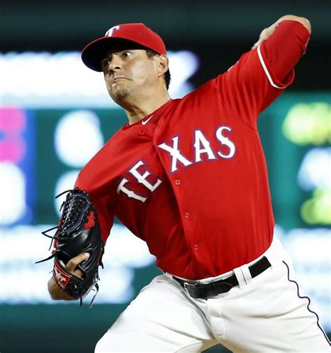 Texas Rangers Vs Boston Red Sox Pitcher Cesar Ramos In Action