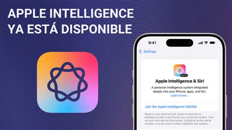 Apple Intelligence ya está disponible AI