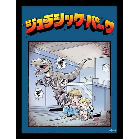 Jurassic Park Anime Poster - Walmart.com