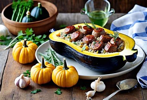 Recette Courge Bleue De Hongrie Farcie Saveurs D Automne