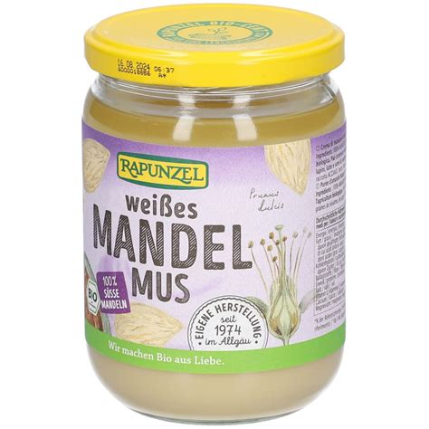 RAPUNZEL Bio weißes Mandelmus 500 g Shop Apotheke