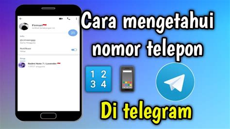 Cara Mengetahui Nomor Orang Di Telegram Youtube