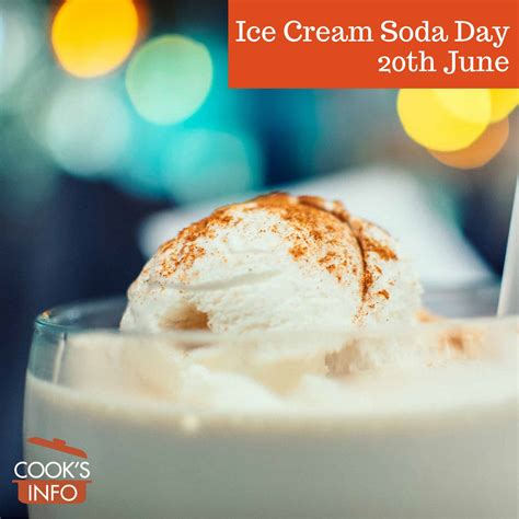 Ice Cream Soda Day - CooksInfo