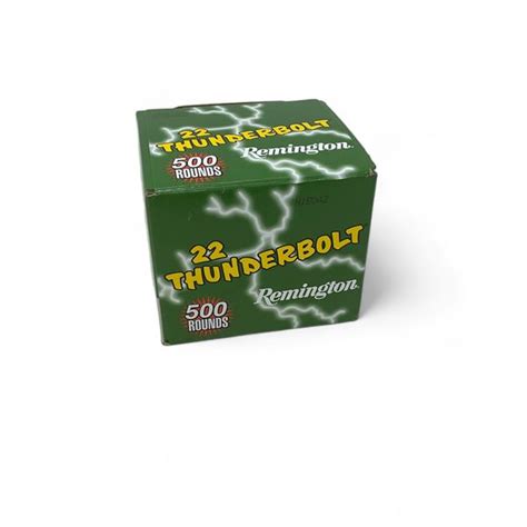 Remington Thunderbolt Hv 22 Lr 40 Grain Lrn Ammunition 500 Rounds